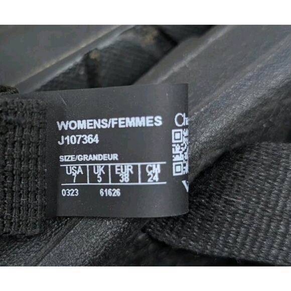 Chaco Womens Sz 7 Z Cloud 2 Sandals in Solid Black w/Box Gorpcore - Picture 8 of 9